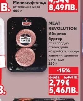 Шеф месар Миникюфтенца от телешко месо