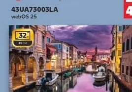 LG телевизор 43UA73003LA