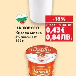 НА ХОРОТО Кисело мляко