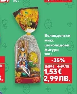 KIT KAT/SMARTIES Шоколадова фигура великденски заек