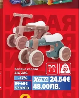 Баланс колело ZIG ZAG