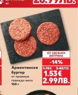Телешки джолан Осо буко от млади телета до 8 месеца