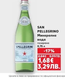SAN PELLEGRINO SAN PELLEGRINO Минерална вода