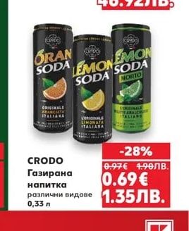 CRODO Газирана напитка