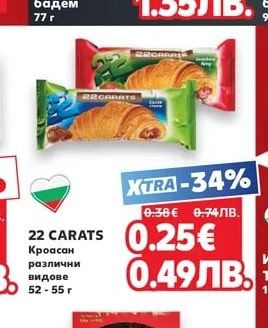 Донът с шамфъстък, шоко ивици и бадем