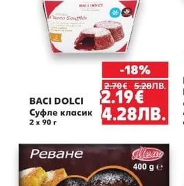 BACI DOLCI Суфле класик