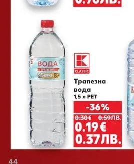 CLASSIC Трапезна вода