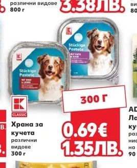 Carinura Храна за кучета