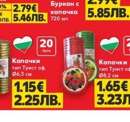 Буркан с капачка
