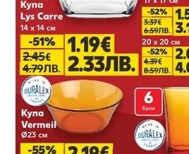 DURALEX Купа Lys Carre