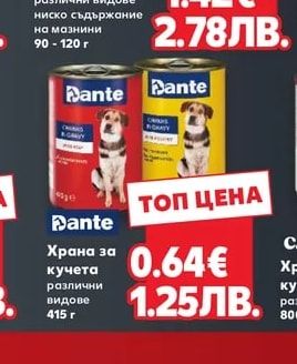 Dante Храна за кучета