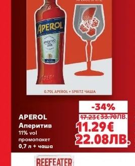 APEROL APEROL Аперитив