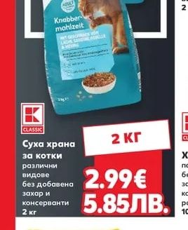 CLASSIC Суха храна за котки