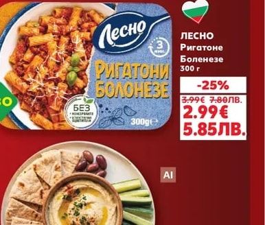 ЛЕСНО Ригатоне Боленезе