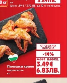 Пилешко бутче с част от гърба