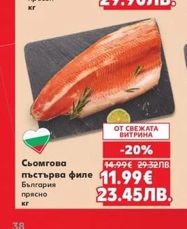 Сьомга котлет Норвегия пресен