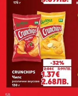 CRUNCHIPS CRUNCHIPS Чипс