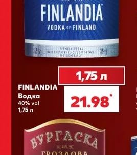 FINLANDIA Водка