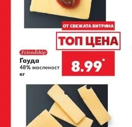 Friendship Гауда 48% масленост