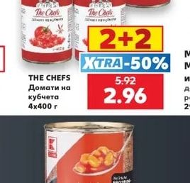 THE CHEFS Домати на кубчета