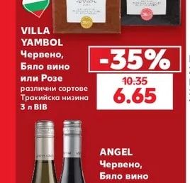 Червено, Бяло вино или Розе различни сортове