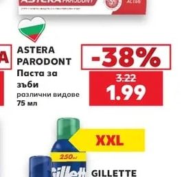 ASTERA PARODONT Паста за зъби