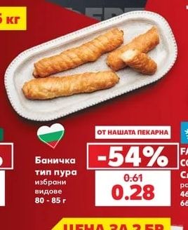 Баничка тип пура избрани видове