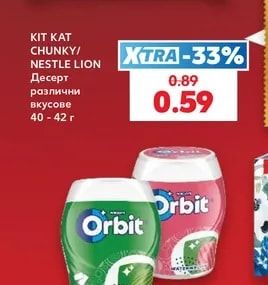 KIT KAT CHUNKY/NESTLE LION Десерт