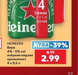HEINEKEN Бира