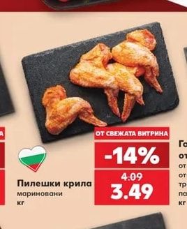 Пилешки крила мариновани