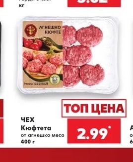 ЧЕХ Кюфтета от агнешко месо