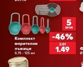 Комплект мерителни лъжици