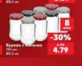 Буркан с капачка