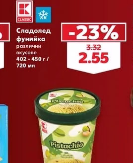 CLASSIC Сладолед фунийка