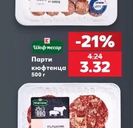 Шеф месар Парти кюфтенца