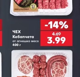 ЧЕХ Кебапчета от агнешко месо