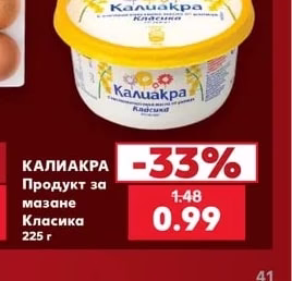 Калиакра Продукт за мазане Класика