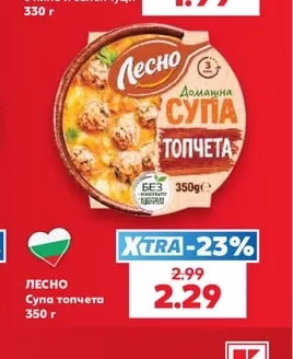Лесно Супа топчета
