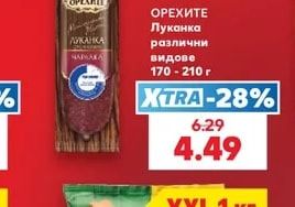 ОРЕХИТЕ Луканка различни видове