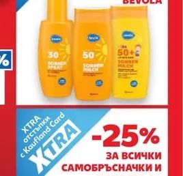 BEVOLA Слънцезащитни продукти