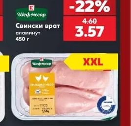 Шеф месар Свински врат аламинут