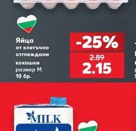 Яйца от клетъчно отглеждани кокошки