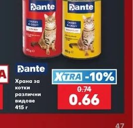 Dante Храна за котки