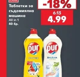 CLASSIC Таблетки за съдомиялна машина