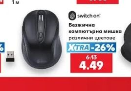 switch on Безжична компютърна мишка