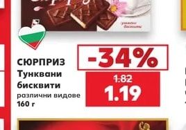 СЮРПРИЗ Тунквани бисквити
