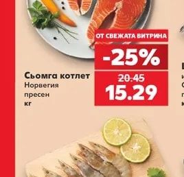 Сьомга котлет Норвегия