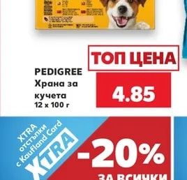 PEDIGREE Храна за кучета