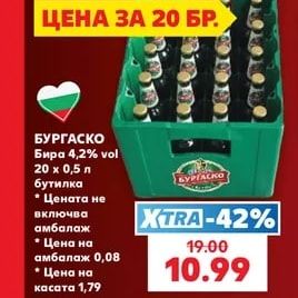 Бургаско Бира 4,2% vol
