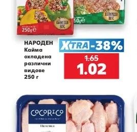 НАРОДЕН Кайма охладена различни видове